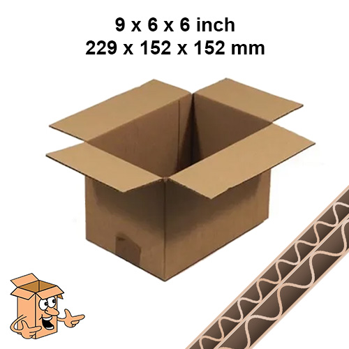 Strong postal boxes 9x6x6 double wall box